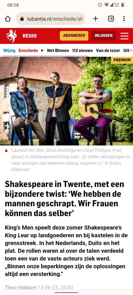 Shakespeare in Twente